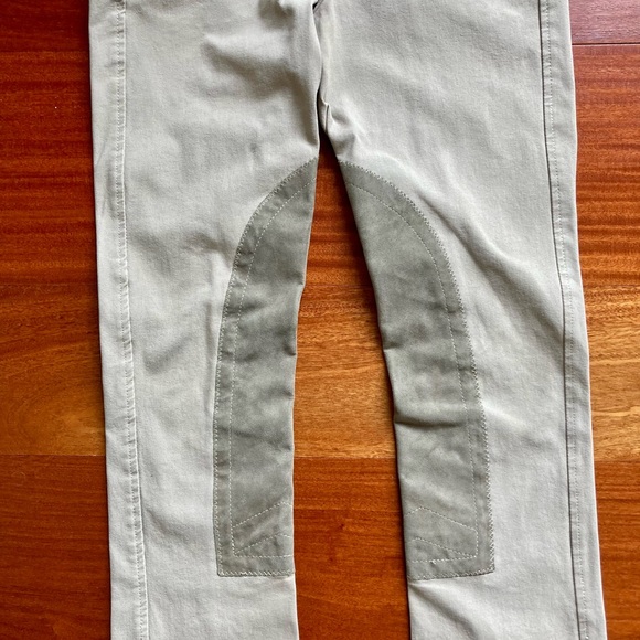 The Tailored Sportsman Girls' Trophy Hunter Front Zip Jodhpur 12 Regular Tan - Picture 8 of 13